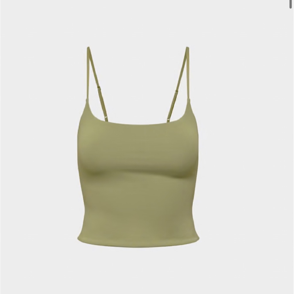 ⚜️ Aritzia Contour Olive Green Spaghetti Strap Camisole Top